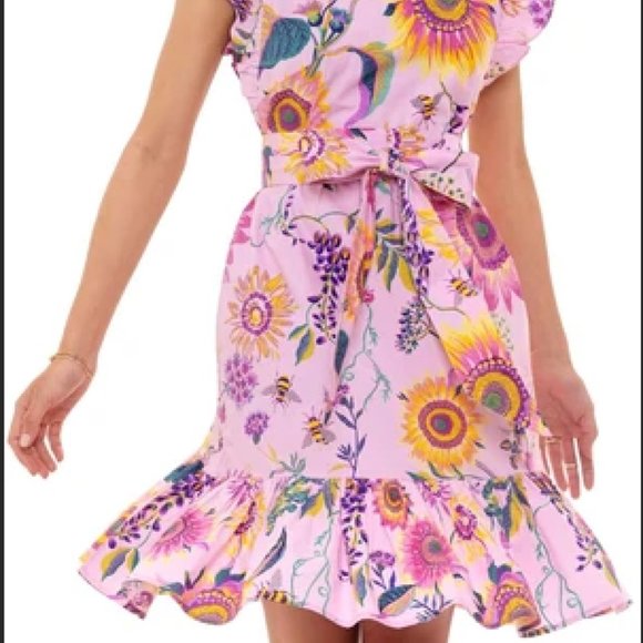 Banjanan Bulbul Dress, Mid-Summer Bumble Orchid - Picture 3 of 8